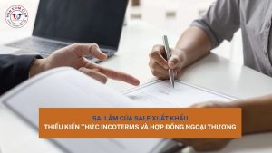 Sai lầm của sale xuất khẩu là thiếu kiến thức Incoterms