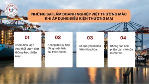Những sai lầm doanh nghiệp thường mắc khi áp dụng điều kiện thương mại