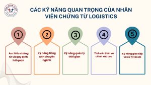 Các kỹ năng quan trọng của nhân viên chứng từ logistics