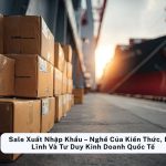 Sale Xuất Nhập Khẩu – Nghề Của Kiến Thức, Bản Lĩnh Và Tư Duy Kinh Doanh Quốc Tế