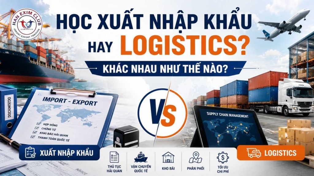 Nên chọn xuất nhập khẩu hay logistics